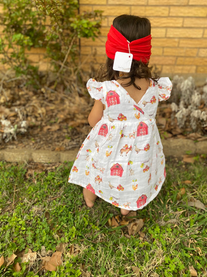 Nola Tawk Farm Party Organic Dress