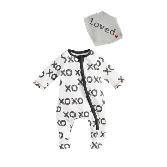 Mudpie XOXO Sleeper Set