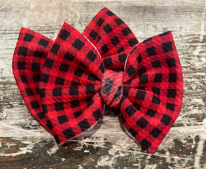 JJs 3in Printed Piggie Bows
