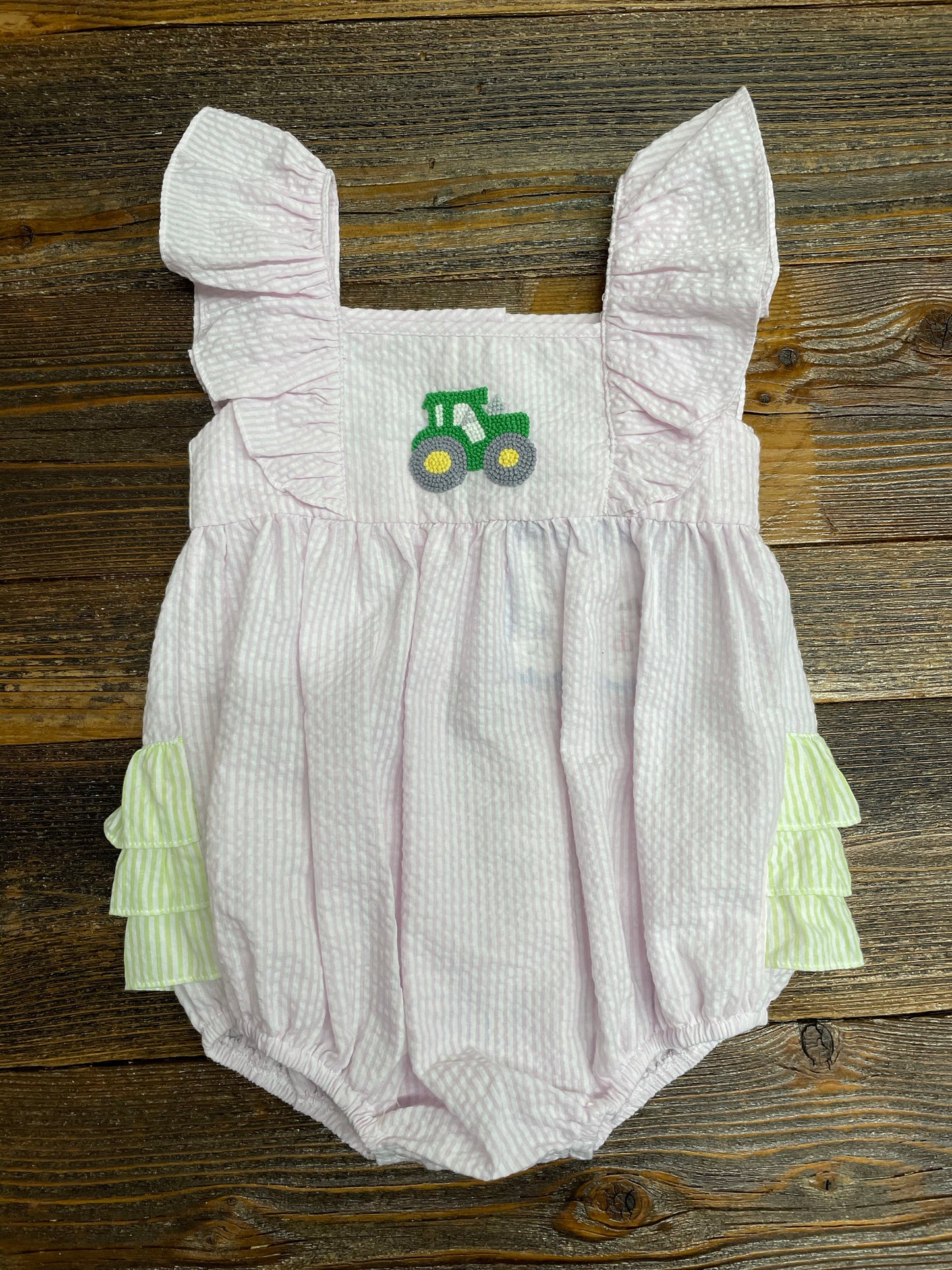 Three Sisters Tractor Ruffle Bubble