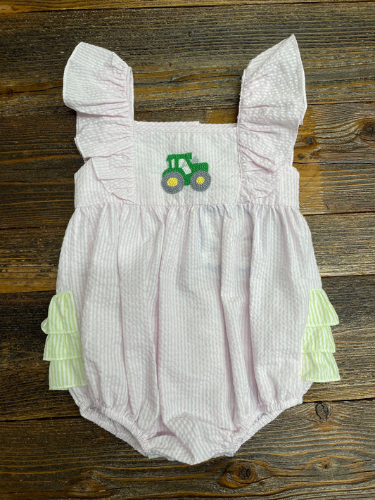 Three Sisters Tractor Ruffle Bubble