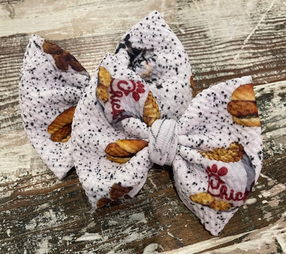 JJs 3in Printed Piggie Bows