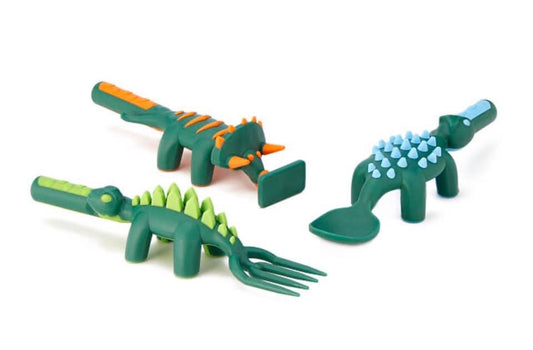 CE Dino Constructive Eating Utensil or Plate