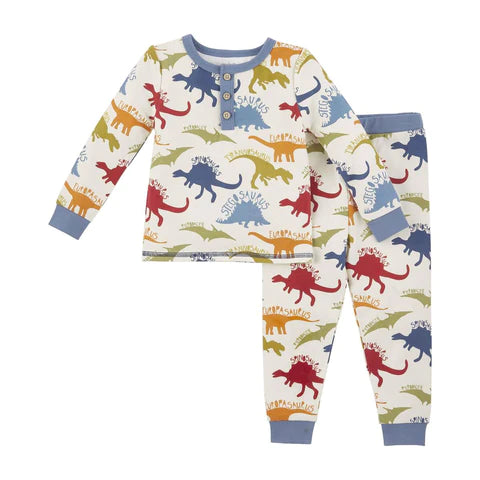 Mudpie Dino Pajama Set