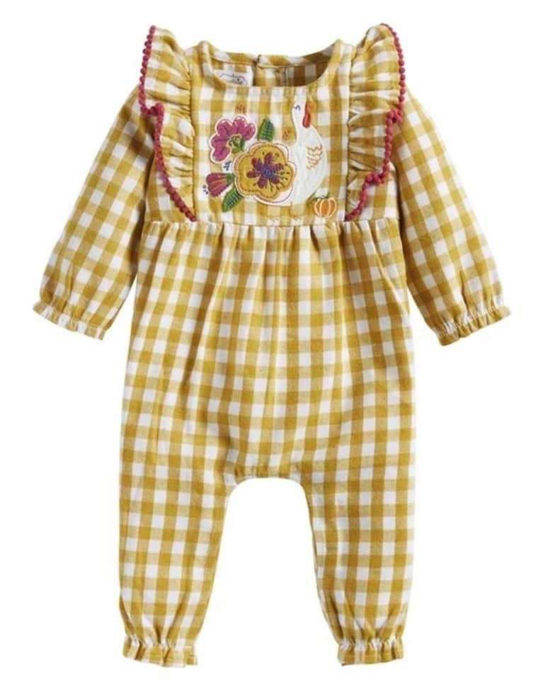 Mudpie Gingham Turkey One Piece