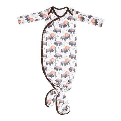 Copper Pearl Knotted Gown