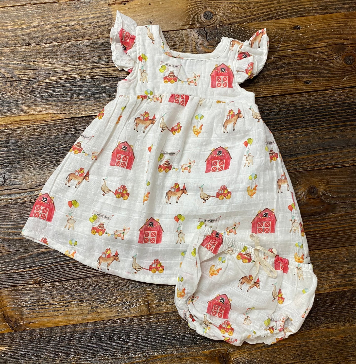 Nola Tawk Farm Party Organic Dress