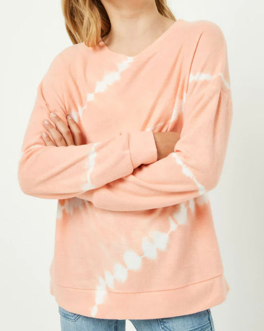 Hayden Brushed Tie Dye Sweatshirt 2322
