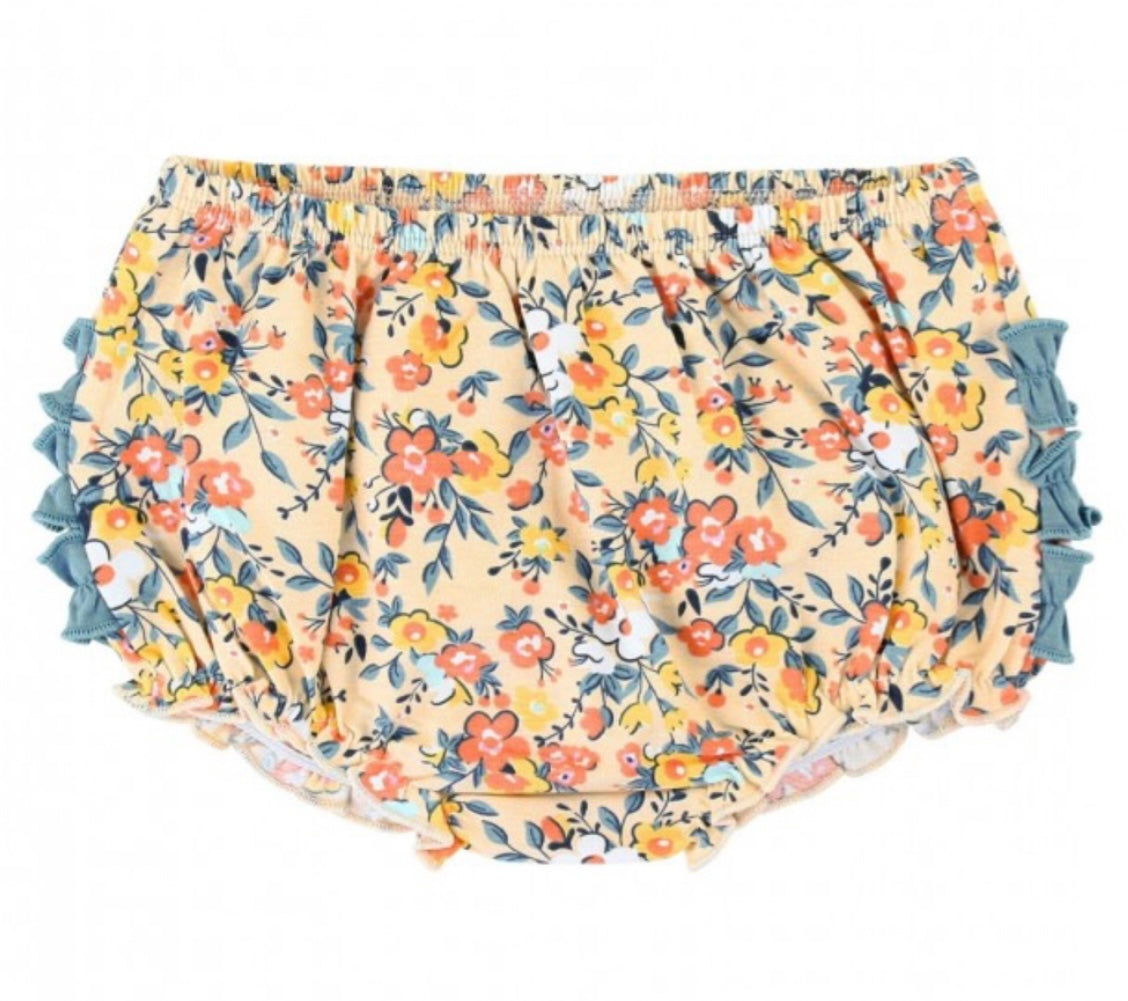 RuffleButts Summer Blooms Knit RuffleButt