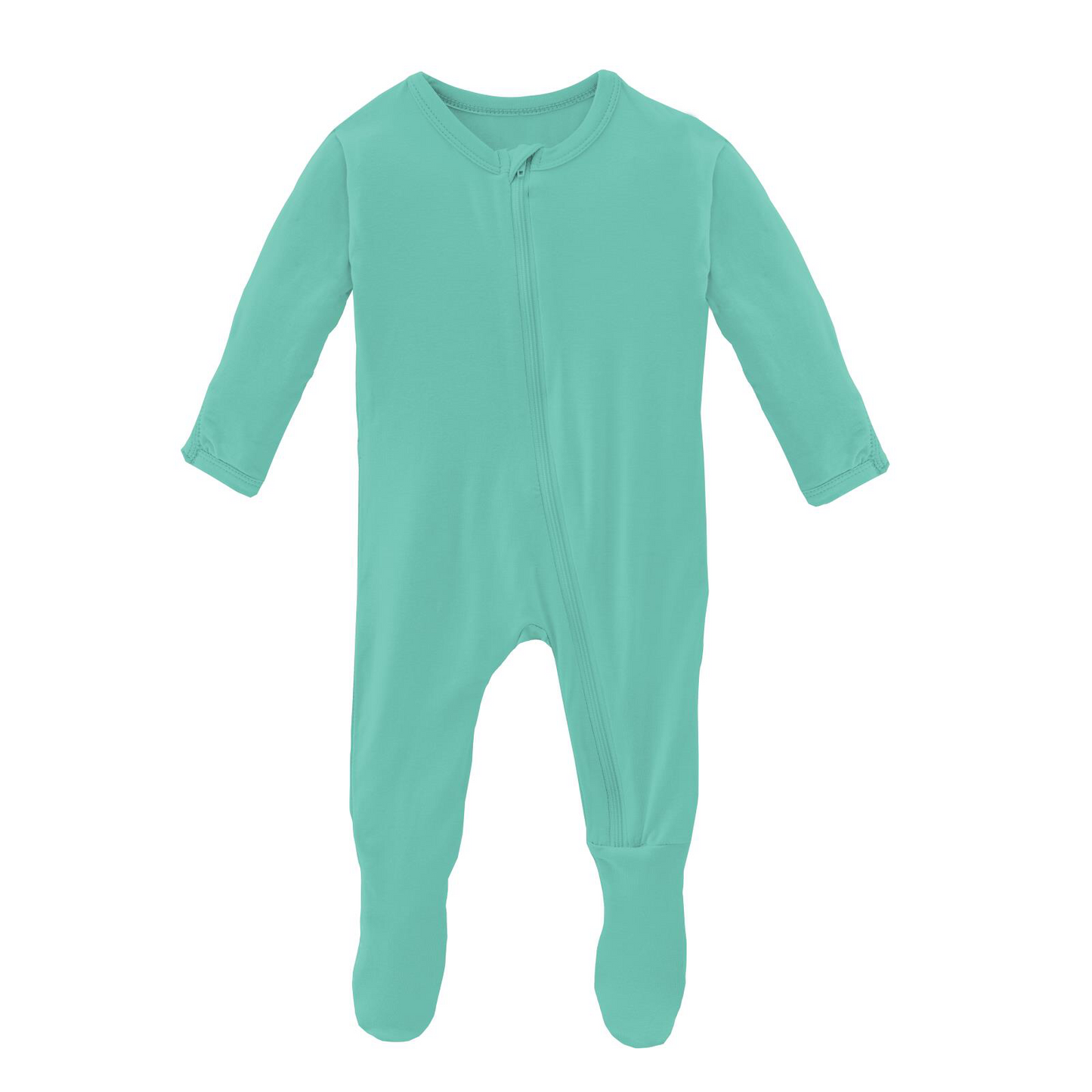Kickee Pants Glass Footie with Zipper