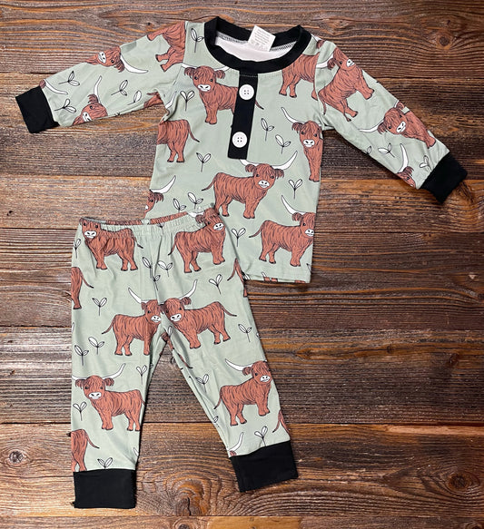 Highland Cow Pajama