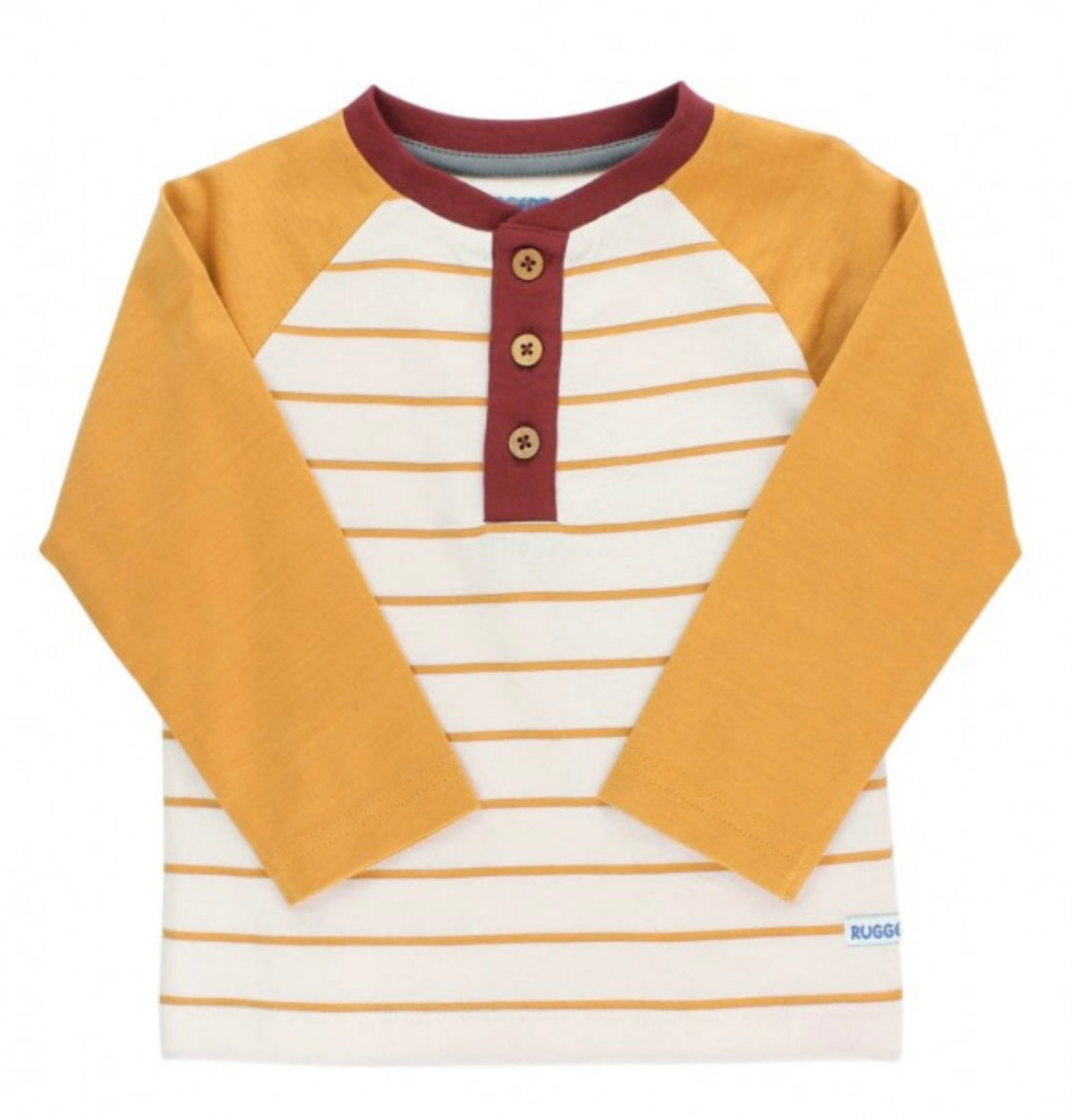 RuggedButts Honey Stripe Raglan Henley