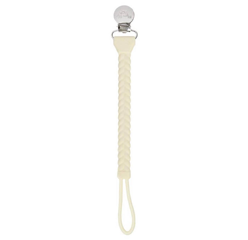 Itzy Ritzy Silicone Braid Pacifier Clip