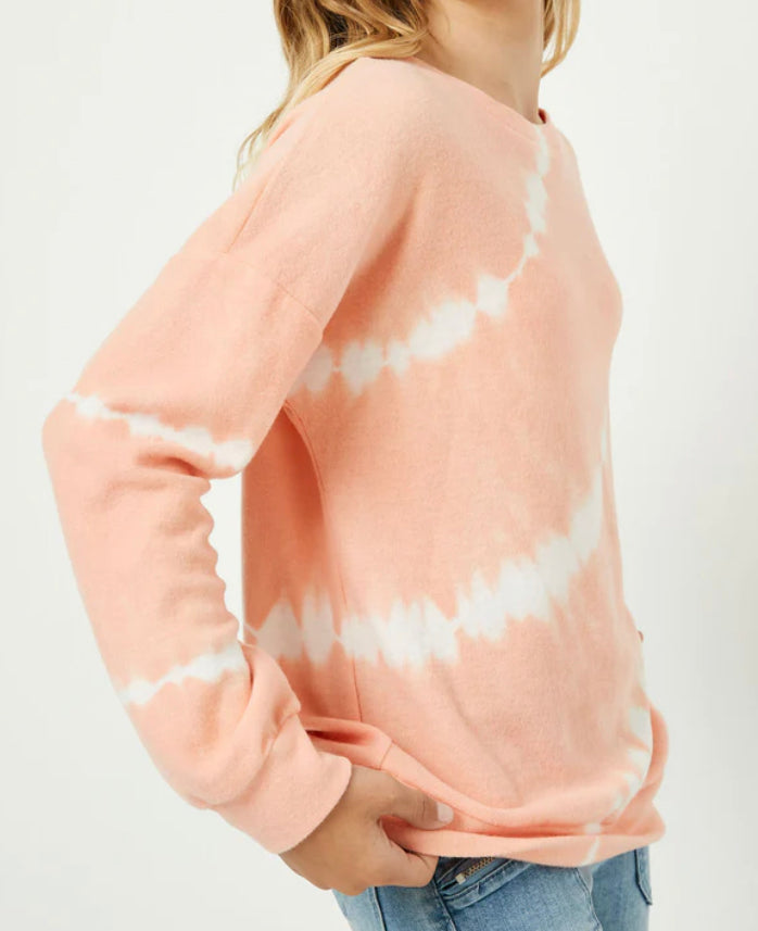 Hayden Brushed Tie Dye Sweatshirt 2322