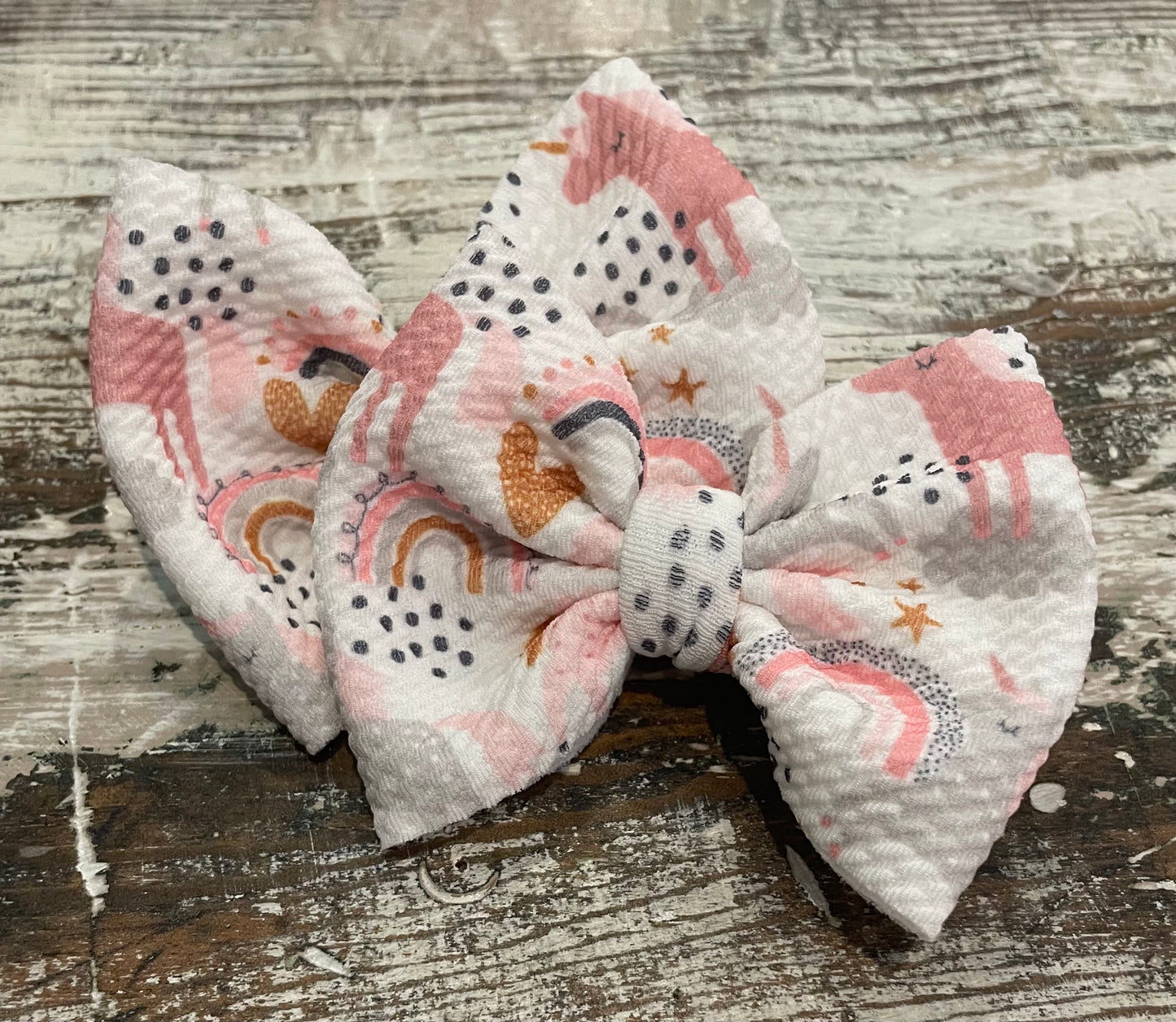 JJs 3in Printed Piggie Bows