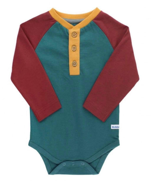 RuggedButts Rosewood +Twilight Raglan Henley
