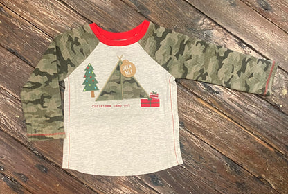 Mudpie Tent Camo Christmas Tee