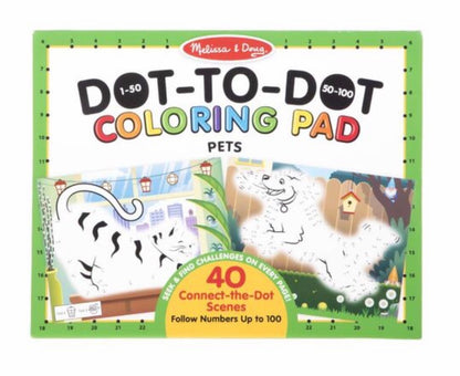 Dot-to-Dot Coloring Pad