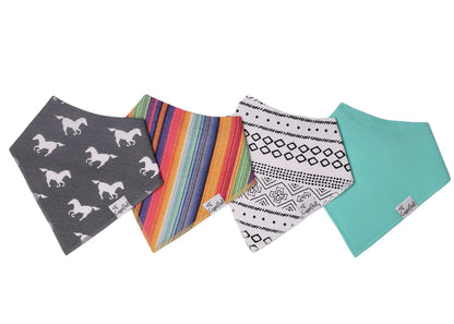 Copper Pearl Bandana Bib Sets
