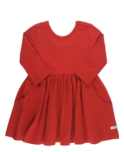 RuffleButts Red Twirl Dress