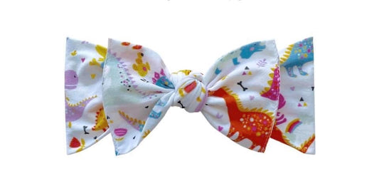 BB Printed Knot : Bright Dino