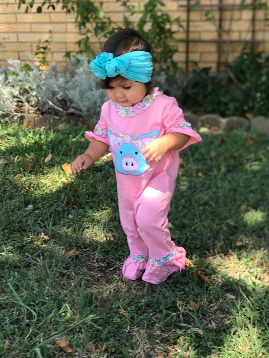Three Sisters Polly the Pig Romper