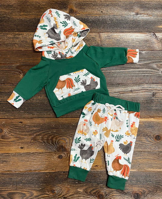 Chicken Hoodie Set