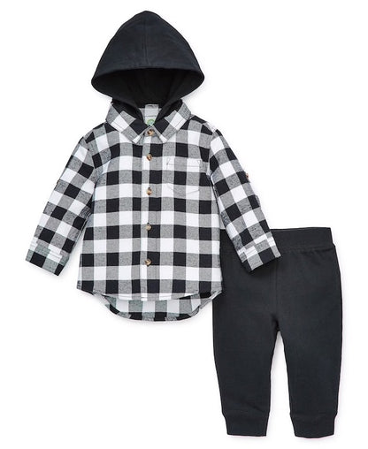 LM Flannel Hooded 2 Pc