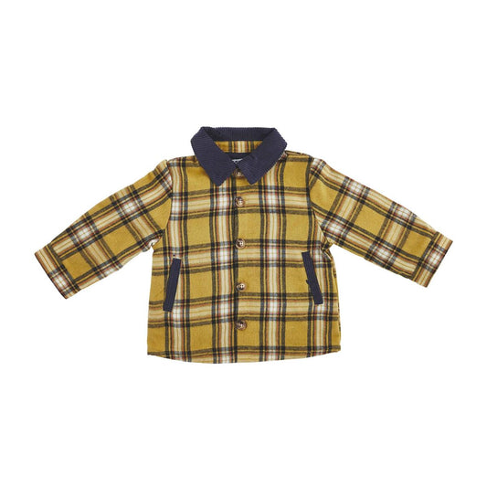 Mudpie Mustard Plaid Shacket