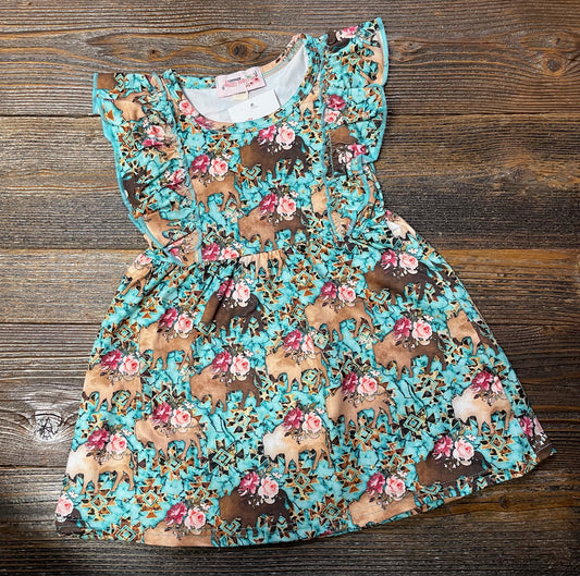 Teal Buffalo Dress