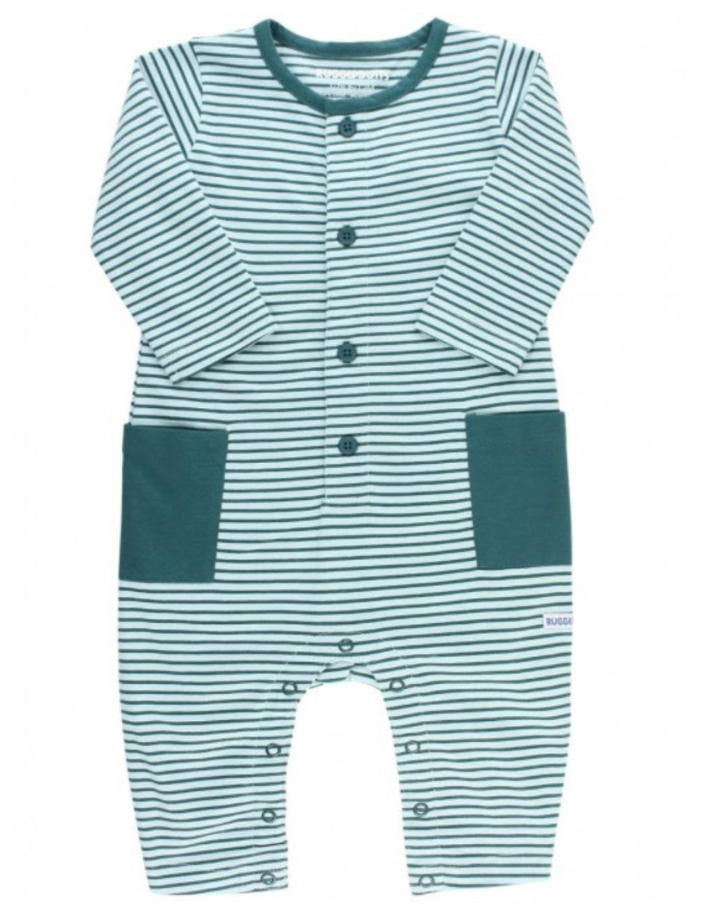 RuggedButts Twilight + Starlight Stripe Pocket Romper