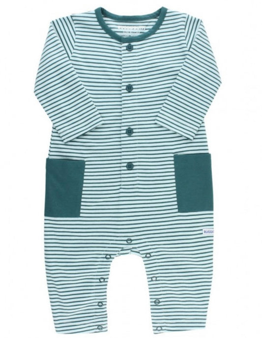 RuggedButts Twilight + Starlight Stripe Pocket Romper