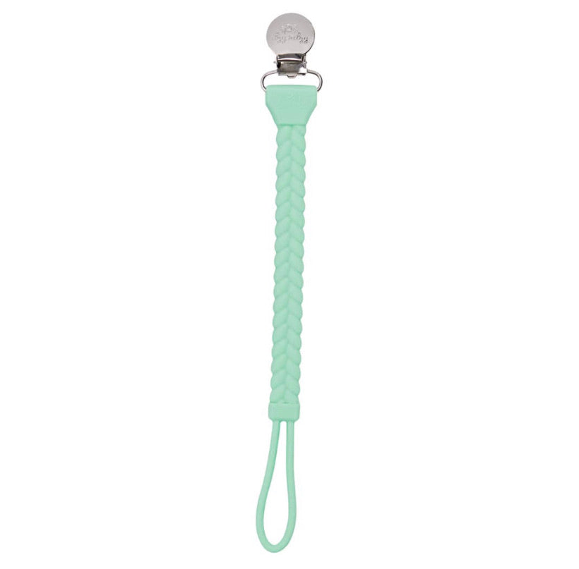 Itzy Ritzy Silicone Braid Pacifier Clip