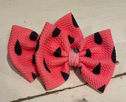 JJs 3in Printed Piggie Bows