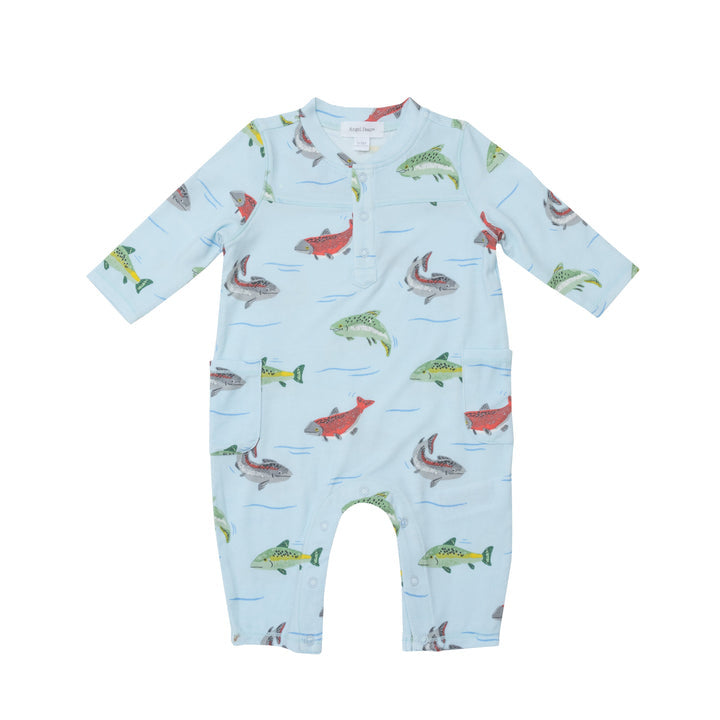 Angel Dear Salmon Uni Romper