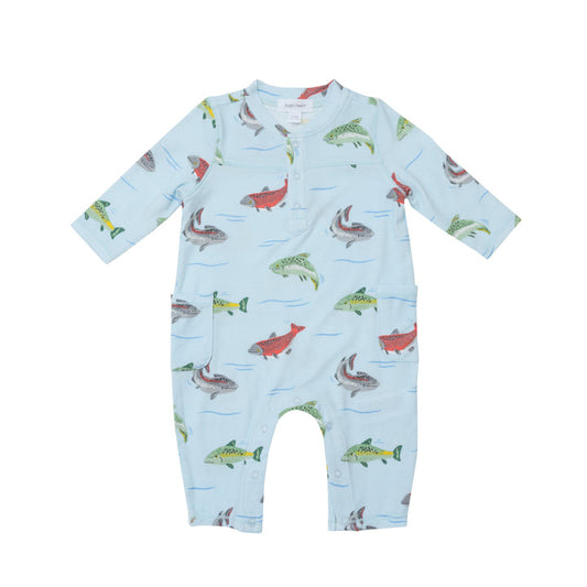 Angel Dear Salmon Uni Romper