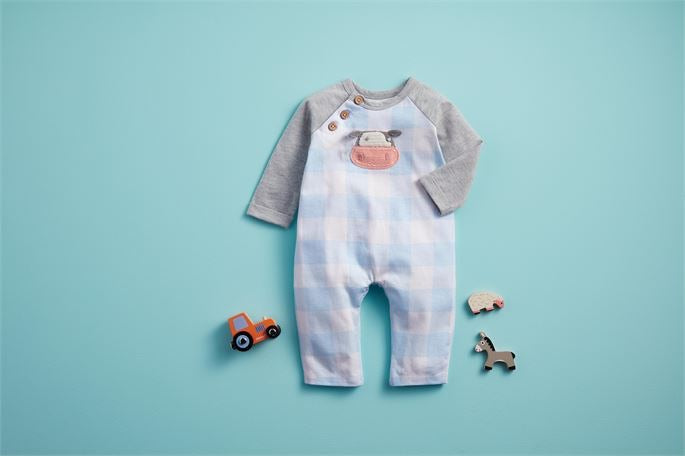 Mudpie Crochet Cow One Piece