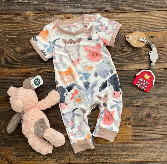 Farm Friends Romper