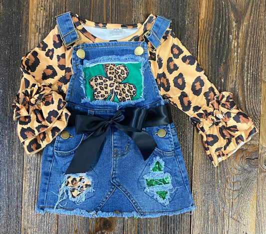Shamrock Overall Dress Set