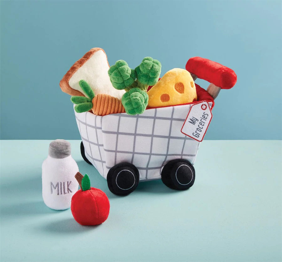 Mudpie My Groceries Plush Set