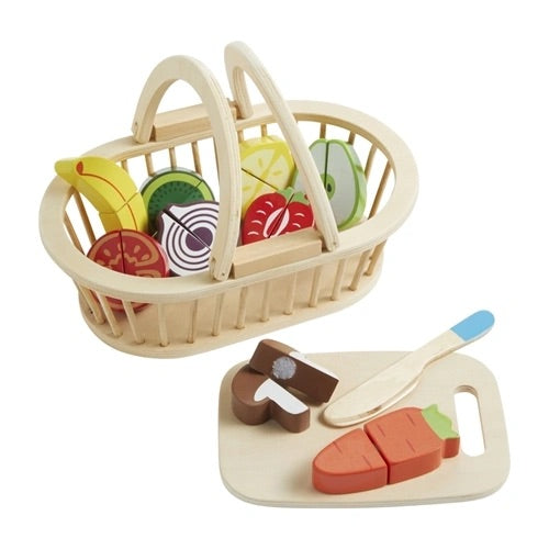 Mudpie Produce Basket Wood Toy