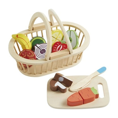 Mudpie Produce Basket Wood Toy