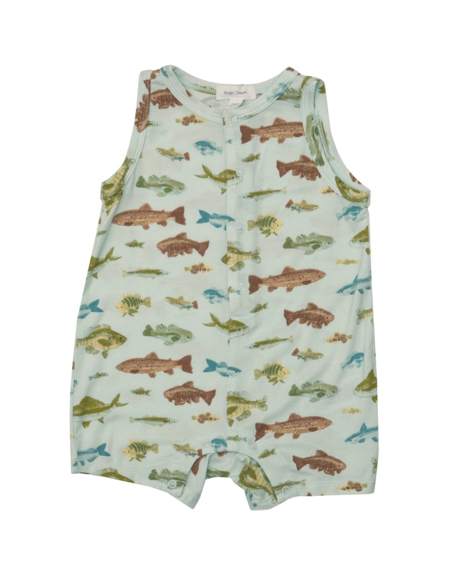 Angel Dear Freshwater Fish Shortie Romper