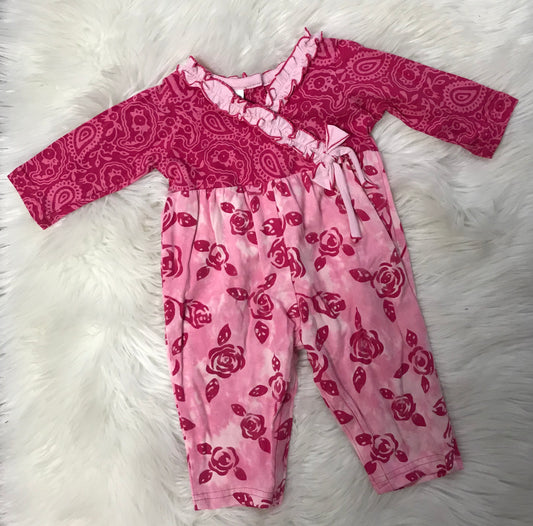 Koko Pink Rose Romper
