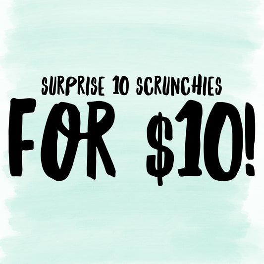Surprise scrunchies