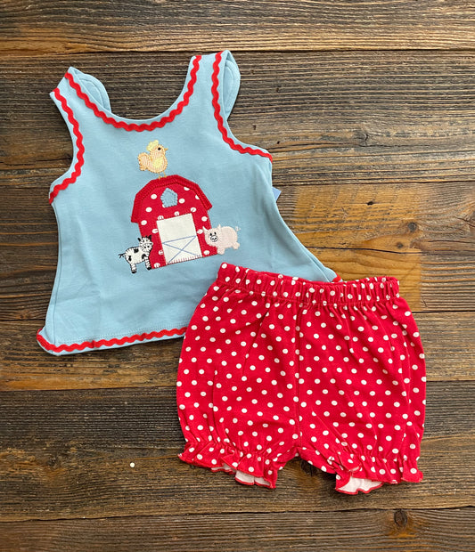 Three Sisters Down on the Farm Bloomer Set