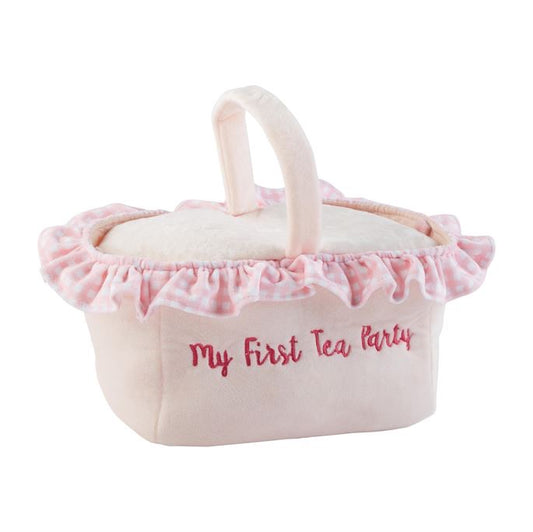Mudpie My First Tea Party Plush Set