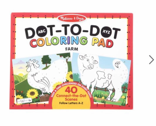 Dot-to-Dot Coloring Pad