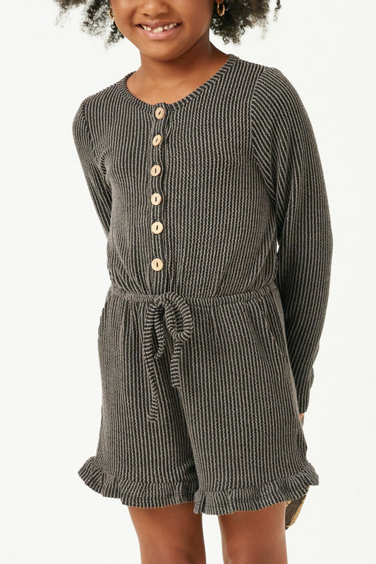 Hayden Button Detail Romper GY5148