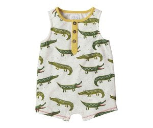 Mudpie Crocodile Romper